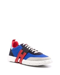 blaue niedrige Sneakers von Hogan