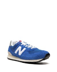 blaue niedrige Sneakers von New Balance