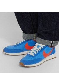 blaue niedrige Sneakers von Nike