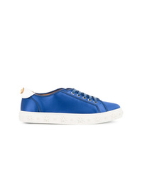 blaue niedrige Sneakers von Aquazzura
