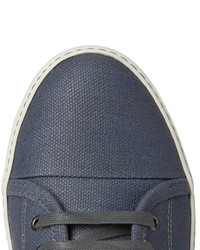 blaue niedrige Sneakers von Lanvin