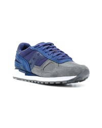 blaue niedrige Sneakers von Saucony