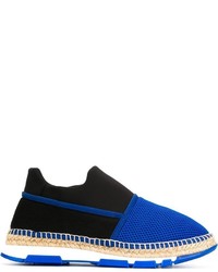 blaue niedrige Sneakers von Dolce & Gabbana