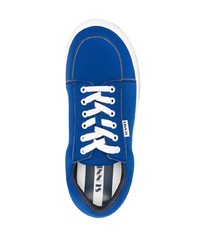 blaue niedrige Sneakers von Sunnei