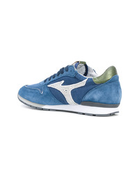 blaue niedrige Sneakers von Mizuno