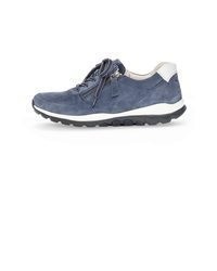 blaue niedrige Sneakers von Gabor