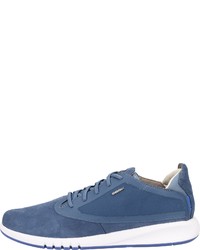 blaue niedrige Sneakers von Geox