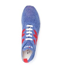 blaue niedrige Sneakers von Kiton