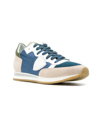 blaue niedrige Sneakers von Philippe Model