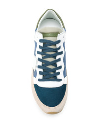 blaue niedrige Sneakers von Philippe Model