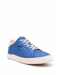 blaue niedrige Sneakers von Coach