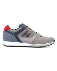 blaue niedrige Sneakers von Hogan