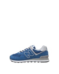 blaue niedrige Sneakers von New Balance