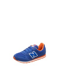 blaue niedrige Sneakers von New Balance