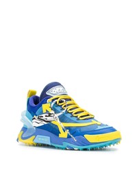 blaue niedrige Sneakers von Off-White