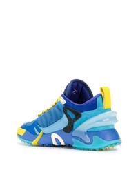 blaue niedrige Sneakers von Off-White