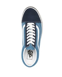 blaue niedrige Sneakers von Vans