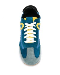 blaue niedrige Sneakers von Loewe