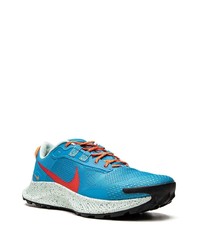 blaue niedrige Sneakers von Nike