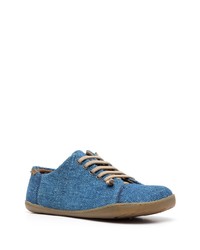 blaue niedrige Sneakers von Camper