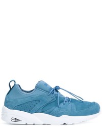 blaue niedrige Sneakers von Puma