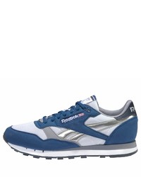 blaue niedrige Sneakers von Reebok Classic