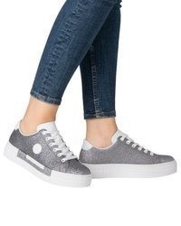 blaue niedrige Sneakers von Rieker