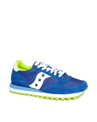 blaue niedrige Sneakers von Saucony