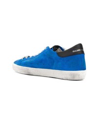 blaue niedrige Sneakers von Golden Goose Deluxe Brand