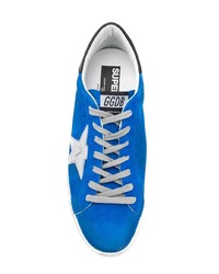 blaue niedrige Sneakers von Golden Goose Deluxe Brand