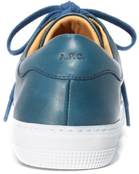 blaue niedrige Sneakers von A.P.C.