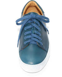 blaue niedrige Sneakers von A.P.C.