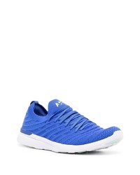 blaue niedrige Sneakers von ATP Atelier