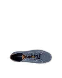 blaue niedrige Sneakers von Timberland