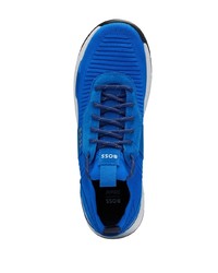 blaue niedrige Sneakers von BOSS