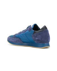 blaue niedrige Sneakers von Philippe Model