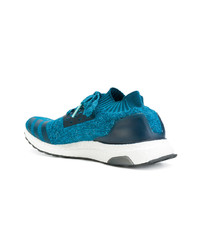 blaue niedrige Sneakers von adidas