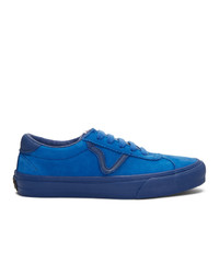 blaue niedrige Sneakers von Vans