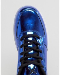 blaue niedrige Sneakers von Wize & Ope