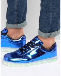 blaue niedrige Sneakers von Wize & Ope