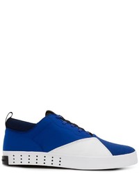blaue niedrige Sneakers von Y-3