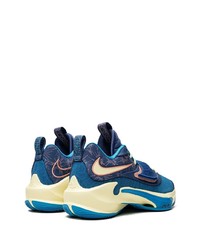 blaue niedrige Sneakers von Nike