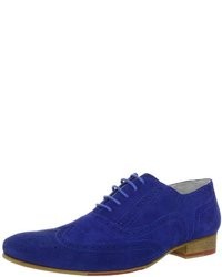 blaue Oxford Schuhe