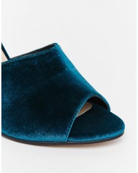 blaue Pantoletten von Asos