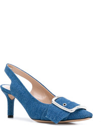 blaue Pumps von Casadei