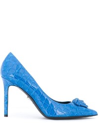 blaue Pumps von Versace
