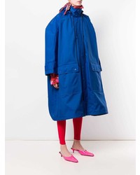 blaue Regenjacke von Balenciaga