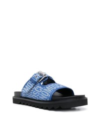 blaue Sandalen von Moschino