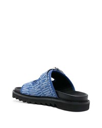 blaue Sandalen von Moschino