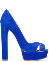 blaue Sandalen von Casadei